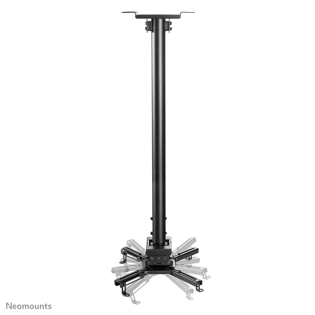 Neomounts CL25-550BL1 Beamer ceiling mount - h 74,5-114,5 cm - easy-install - full motion